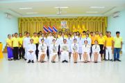 พิธีรับพระราชทานพระบรมฉายาลักษณ์ พระบาทสมเด็จพระเจ้าอยู่หัว และสมเด็จพระนางเจ้าฯ พระบรมราชินี